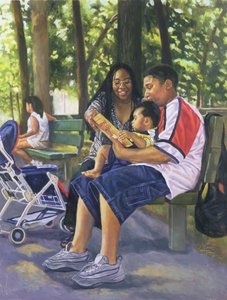 公園の家族、1999 作： Colin Bootman